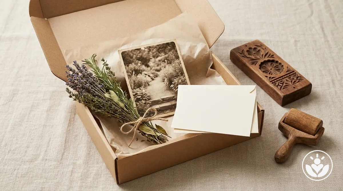 Family-oriented personalized gift box concept using shared memory and tradition cues